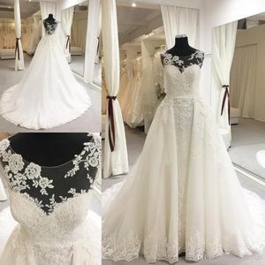 Vente chaude occasion formelle robe de mariée dentelle tulle robe de mariée