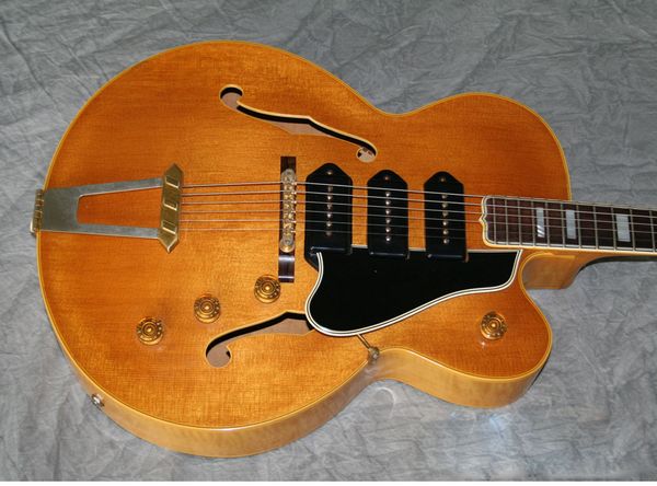 Guitare électrique de bonne qualité, 1955 – 5, table en épicéa naturel et Rare (# GAT0210), Instruments de musique, offre spéciale