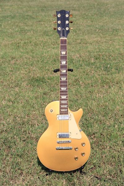 Guitare électrique de bonne qualité, 1977, Deluxe Gold Top, offre spéciale, (SKU #1394), Instruments de musique