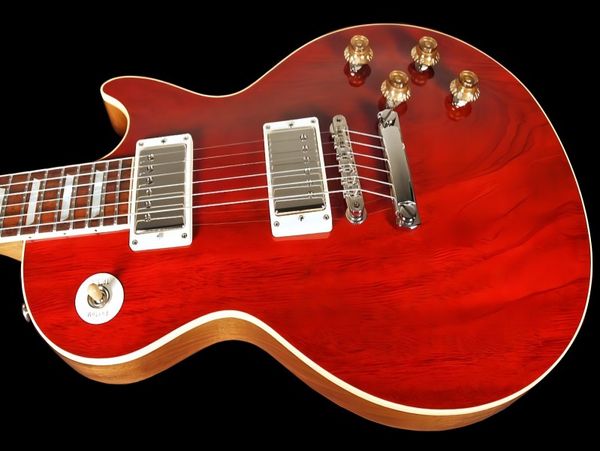 Vente chaude bonne qualité guitare électrique 2012 1957 CUSTOM SHOP 57 HISTORIC R7 ~ TOUT ACAJOU ~ CERISE!-Instruments de musique