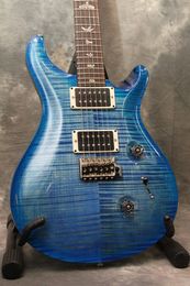 Heet verkoop goede kwaliteit elektrische gitaar GLOEDNIEUWE 2012 CUSTOM 24 FADED BLUE BURST - 10 TOP! Muziekinstrumenten