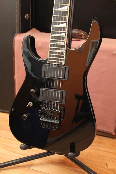 Vente chaude bonne qualité guitare électrique nouveau SL-2F gaucher noir FLOYD ROSE-Instruments de musique