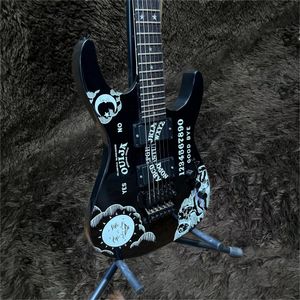 Heet verkoop goede kwaliteit Top Kwaliteit Custom Shop KH-2 Ouija Kirk Hammett Cynthia zwarte Elektrische Gitaar --- Muziekinstrumenten