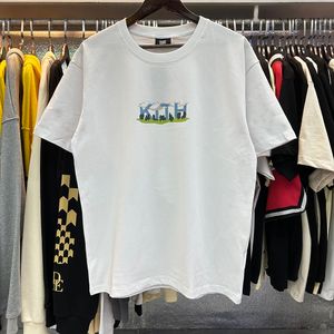 Hot Sell Kith Designer Tees Mens T-shirts Imprimé d'été 100% coton T-shirt décontracté pour hommes et femmes TEE