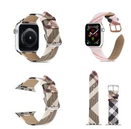 Heet verkoop lederen horlogeband voor Apple Watch Band Series 5/4/3/2/1 Sport Armband 42 mm 38 mm riem voor iWatch 4 Band 40mm 44mm 44mm