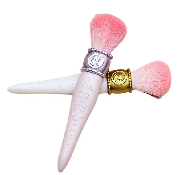 Venta caliente les Merveilleuses LADUREE Cheek/Powder/Foundation Brush Cameo Porcelain Design - Beauty Makeup Blender Brushes Tools