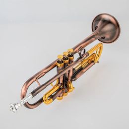Vente chaude LT180S 43 Bb petite trompette clé d'or Instruments de musique professionnels avec étui livraison gratuite