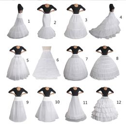 Heet verkoop vele stijlen bruids bruid petticoat hoepel crinoline prom unskirt fancy rok slip