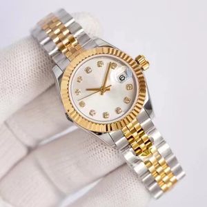 Heet verkoop mechanisch luxe goud voor dames Datejust Designer roestvrij staal Lady quartz horloge kerstcadeau voor dames Mode Ro LeX ex