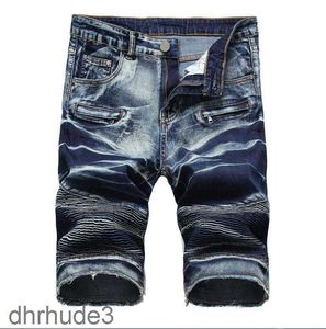 Hot Sell Mens Coton Cotton Cotton Shorts Clins Creenner Retro Mens Hole Longueur Longueur Denim Shorts Jeans Big Taille Pantmand 28-42 FGFZ SEVU