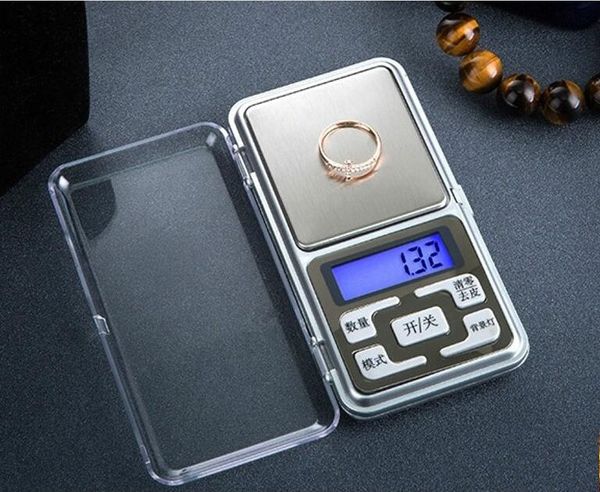 Vente chaude Mini Échelle de Poche Électronique 200g 0.01g Bijoux Échelle de Diamant Échelle Balance Affichage LCD avec Emballage de Détail