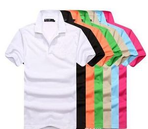 Heet verkopen nieuwe mode luxe borduurwerk groot klein paardenkrokodile t shirts voor mannen mode polo shirt heren polo shirt s-3xl gratis verzending