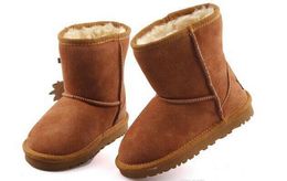 Nieuwe Real Australia 528 Hoogwaardige Kids Jongens meisjes kinderen baby warme snowboots Tiener Studenten Sneeuw Winterlaarzen DORP verzending