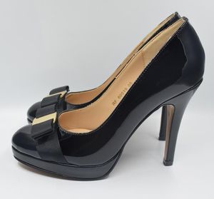 Vente chaude femmes robe pompes sexy talons hauts en cuir véritable femme mariage saint valentin chaussures talons hauts pour les femmes