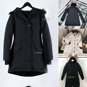 Beroemde winter down jassen vrouwen femme buitenshuis echte wolf fur parka hiver warme winddicht dikke dikke vierrure capuchon jas manteaus doudoune waterdicht