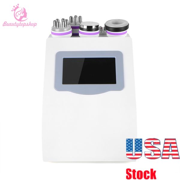 5in1 Ultrasons 40k Cavitation Corps Façonnant Radio Fréquence Équipement De Beauté Vide Cellulite Enlèvement RF Spa Machine