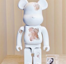 Vente chaude 1000% 70CM la série de cristal de Corrosion en résine Bearbrick figurines d'ours jouet pour les collectionneurs Bearbrick Art travail modèle décoration jouets