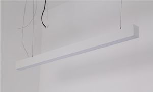 Livraison gratuite Hot vente 120cm LED 30W plat lumière carré baie linéaire basse conduit barre linéaire bureau intérieur à LED tube de lumière