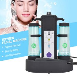 Heet verkopen 2022 Skin Whitening Machine Dome plus zweep gezichtsmasker zuurstof jet sproeier peel machine diepe gezichtsreinigingsapparatuur