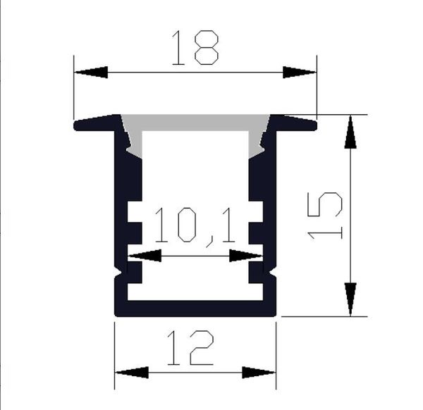 Profilé en aluminium avec couvercle laiteux ou transparent, embouts et clips pour bandes LED, 2 m/pièce, 100 m/lot, offre spéciale, livraison gratuite