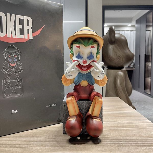 HOT_SELLING 30 cm Pino Joker résines compagnon boîte originale compagnon figurine d'action pour salon modèle décorations jouets