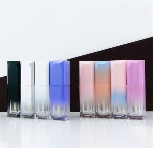 Hot Selling 5ml Kleurverloop Lipgloss Plastic fles Containers Lege Clear lipgloss Tube Eyeliner Wimper Container JL9960