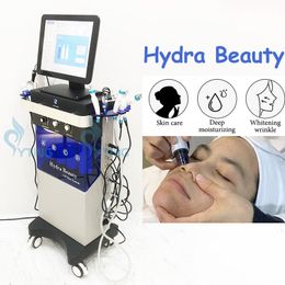 14 in 1 Hydra Dermabrasie Machine Zuurstof Gezichtsverzorging Hydro Microdermabrasie Facial Peeling BIO Face Lift Ultrasone Diepe Reiniging Machine