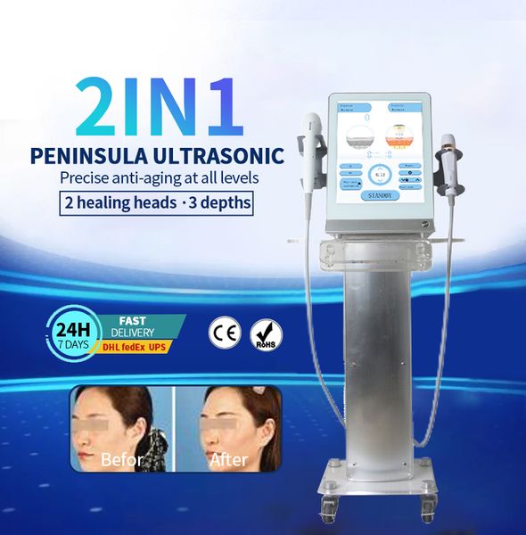Vente chaude 7D ultrasons élimination des rides rajeunissement de la peau dispositif Anti-âge lifting du visage resserrement de la peau équipement de beauté