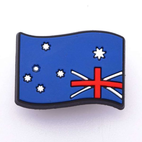 Vente à chaud Autochtones Australiens Maori Flag Cook Island Flag Tonga Tonga New Zealand PVC Clog Charms