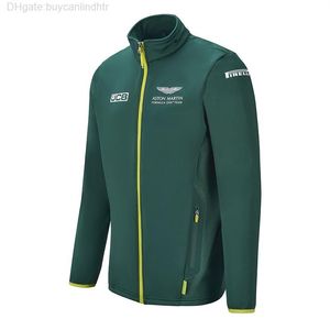 Vente chaude Aston Martin Pull Formule 1 Équipe À Capuche F1 À Capuche Moto Racing Costume Automne / Hiver Hauts Pour Hommes Et Femmes