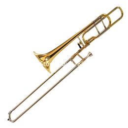Hot Selling B/F Tenor Trombone Fosfor koper Muziekinstrument Professional met Case Accessoires Gratis Verzending