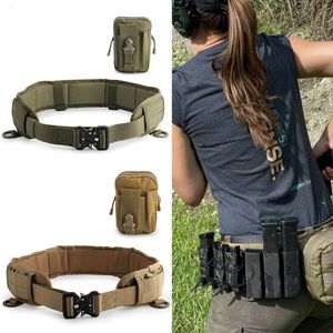 Ceinture de vente chaude pour de vrais pantalons tactiques en nylon d'entraînement sur le terrain CS, ensemble de couverture de taille