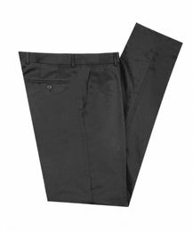 Vente chaude Pantalon de costume noir Ventes en gros XS-6XL Grands pantalons pour hommes Vêtements de mariage seulement 1 pantalon Fi Pantalon formel Y3NV #