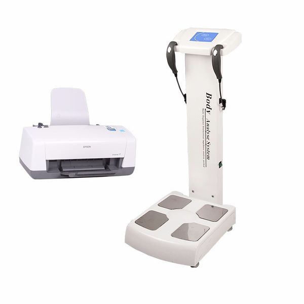Instrumento de medición corporal, dispositivo de análisis de salud 3d, composición del analizador de escalas con máquina impresora, superventas