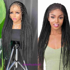 Vendre à chaud Braid Hair Lace Synthetic Wig Bandband Band Wigs Japanese Silk