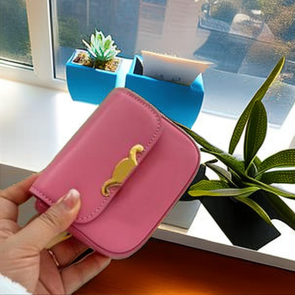 Vendita calda Portafoglio di design di marca Mini borsa a tracolla Hardware Sottovuoto Galvanotecnica Materiale in pelle di alta qualità Raccomandazione regalo di festa Prodotti