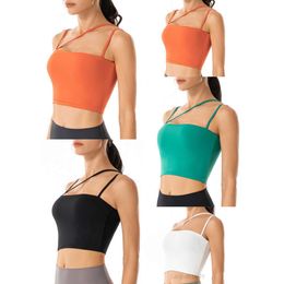 Heet verkopende beha's fitness yoga dames sport lopen buiten schok-absorberend vest met snelle drogende riem bra pad suspener beha ondergoed
