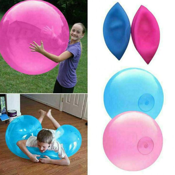 Bola de burbujas de venta caliente, juguete de descompresión de TPR de verano, globo inflable de gran tamaño, bola de burbujas llena de agua, juguete yiwu