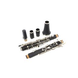 Vente chaude clarinette G clé nickelé bois d'ébène ou bakélite 17 touches bon son instrument de musique professionnel avec étui