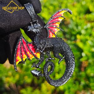 Hot Selling Cool Dragon hanger ketting, essentieel voor hiphop en rap, dominante hanger gratis verzending groothandel