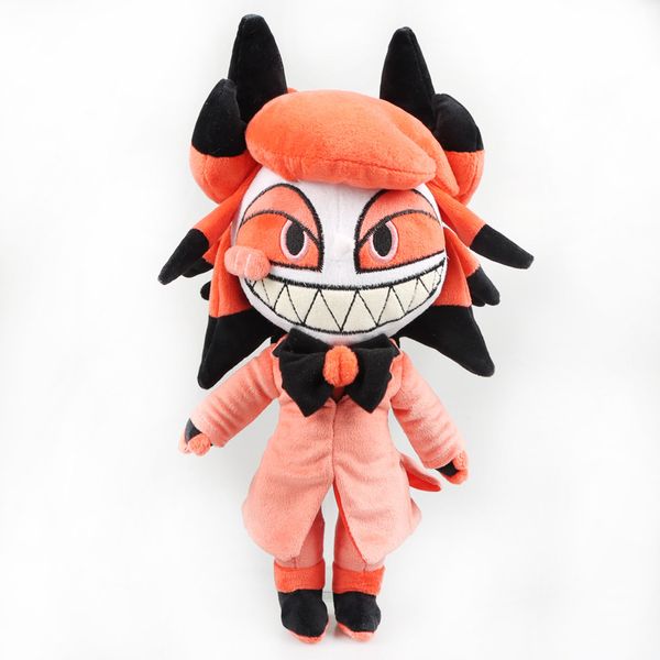 Nuevo producto transfronterizo de venta caliente: Hazbin Hotel Hell Inn Alastor Doll Anime circundante juguetes de peluche en stock