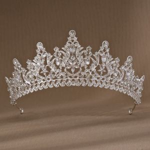 Coronas superventas para reinas accesorios para el cabello de boda de cristal barroco de alta calidad tiaras y coronas nupciales