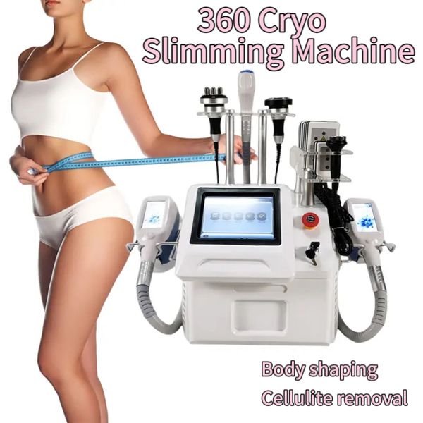 Vente chaude Cryolipolisis réduction de graisse 360 Machine multifonctionnelle de Cavitation RF Lipo Laser Double menton Machine Cryo