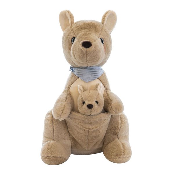 Vendre chaud mignon soft kids cadeau kangourou mère et bébé animaux en peluche toys peluches kangourou toys