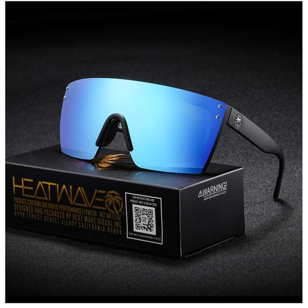 Gafas de ciclismo de gran venta, película auténtica de alta calidad, gafas de sol con ondas de calor para deportes al aire libre, colores deslumbrantes