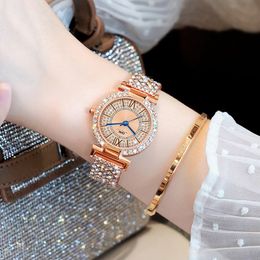 Hot selling diamanten ingelegd quartz horloge, eenvoudige en modieuze dameshorloge fabrikant cadeau speciale aanbeveling