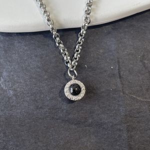 Bracelet de couple en acier titane incrusté de diamants, chaîne de conception de niche, offre spéciale