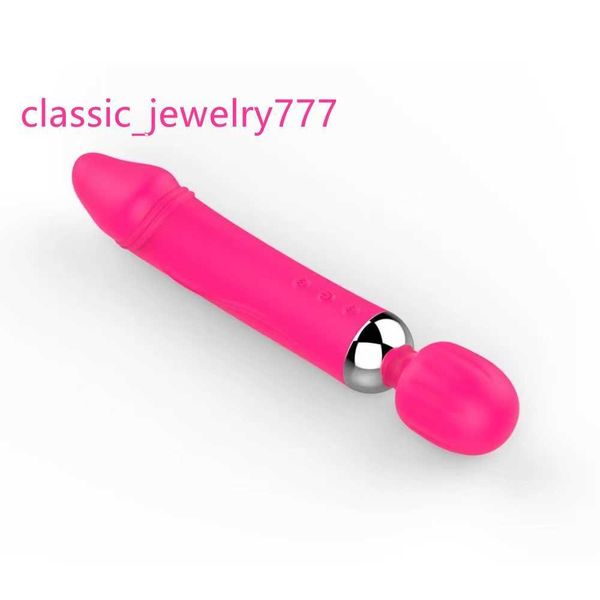 Bâton AV vibrant à Double tête, Instrument de Masturbation féminine, bâton de Massage en Silicone, produits sexuels pour adultes, offre spéciale