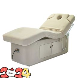 Hot selling elektrische spa schoonheidsbehandeling stoel bed elektrische tafel gezichtsbed Verwarming Deken Schoonheidssalon Bed Massage