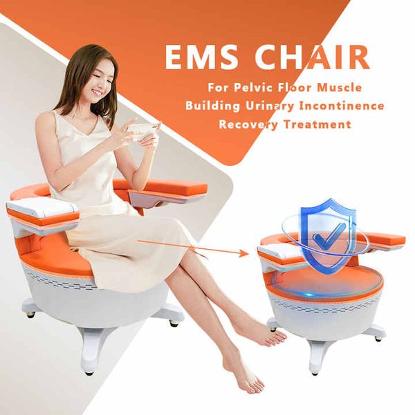 Vendre à chaud chaise Emslim Haute intensité électromagnétique Plancher pelvien Renforcement de l'incontinence urinaire Traitement de disharmonie sexuelle Kegel Exerciseur